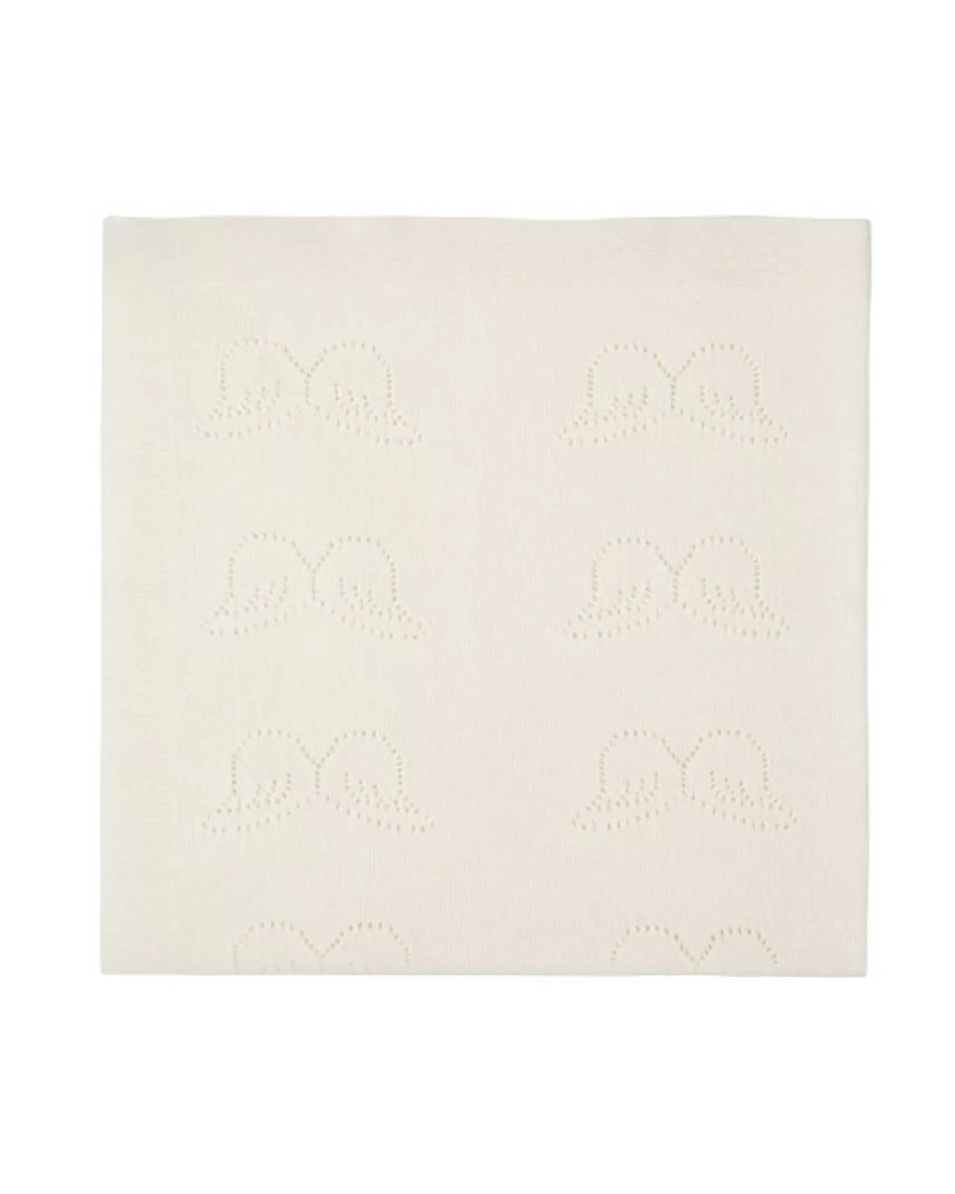 Hot Angel Wing Cashmere Pointelle Blanket - Ivory Baby Baby Girl