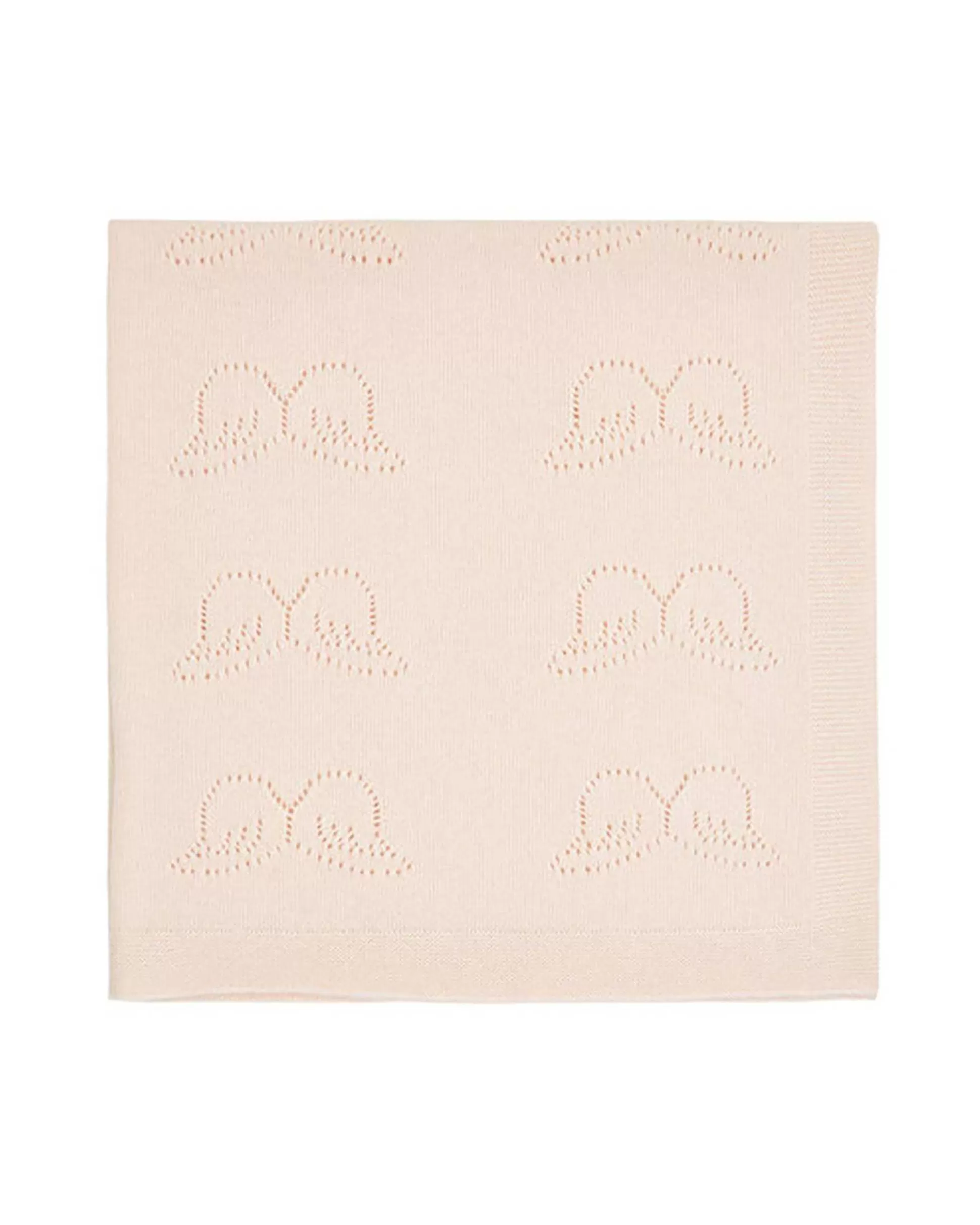 Online Angel Wing Cashmere Pointelle Blanket - Pink Baby The Iconic Angel Wing