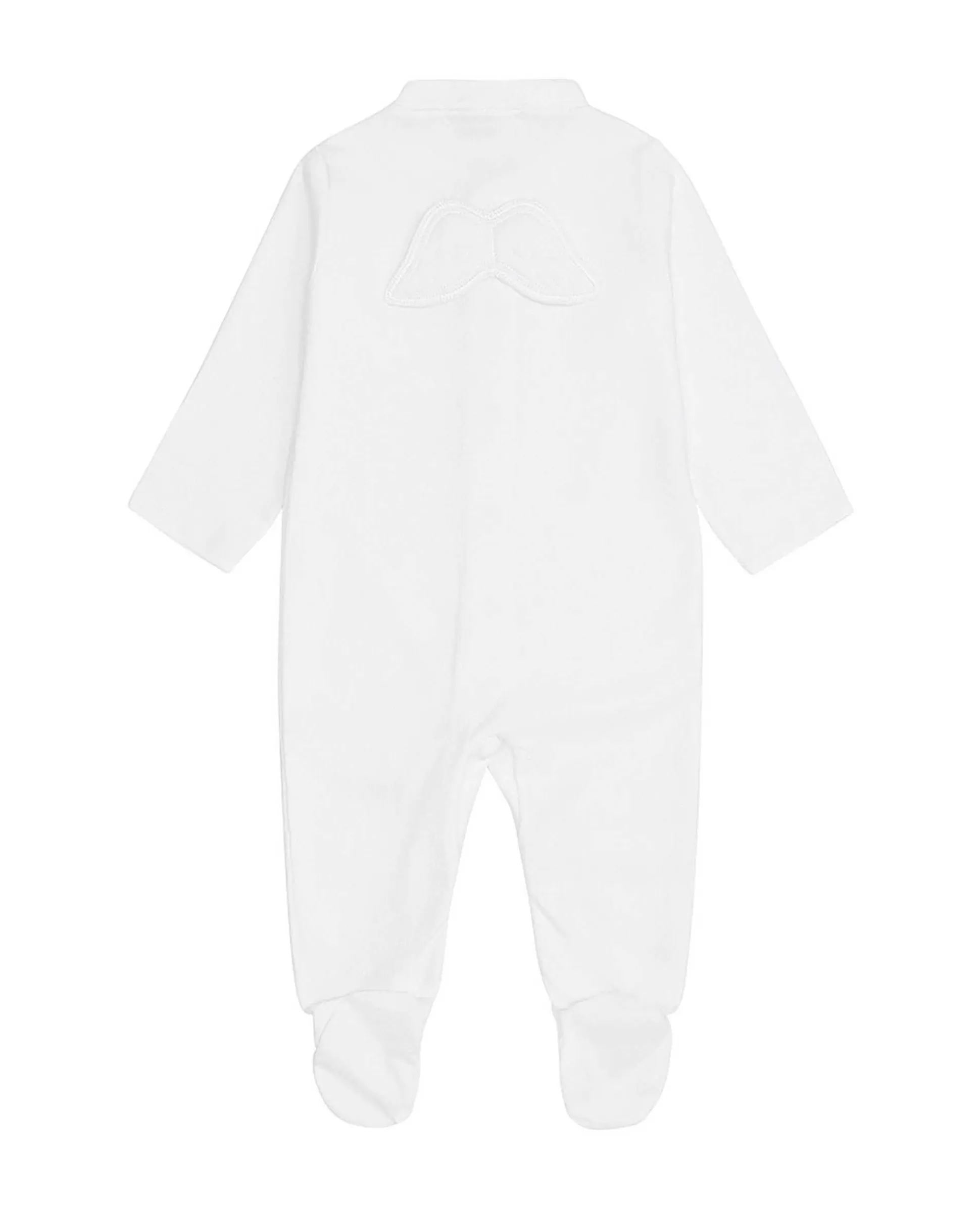 Cheap Angel Wing Pointelle Sleepsuit - White Baby The Iconic Angel Wing