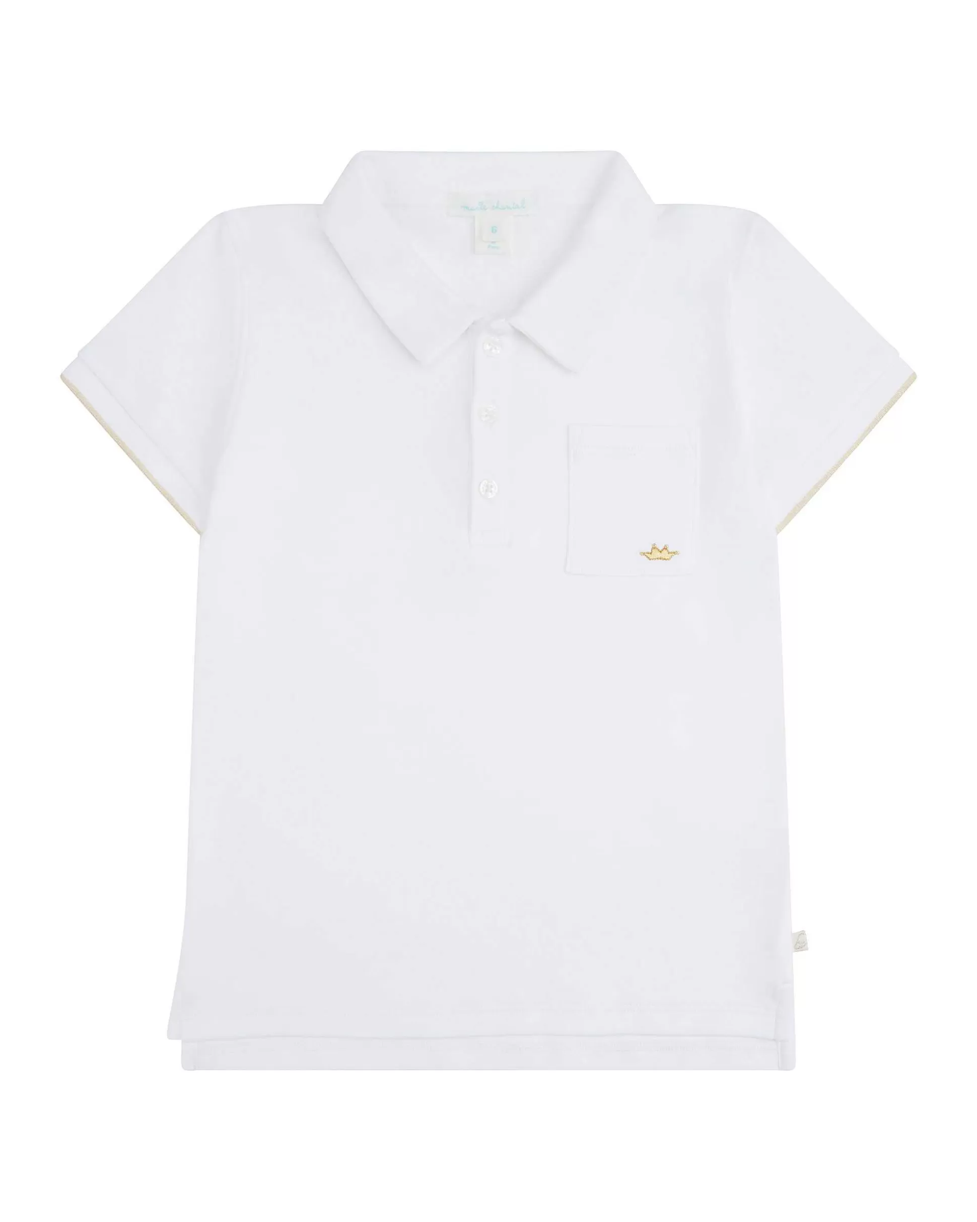 Cheap Angel Wing Polo Shirt - Child - White & Gold Child The Iconic Angel Wing