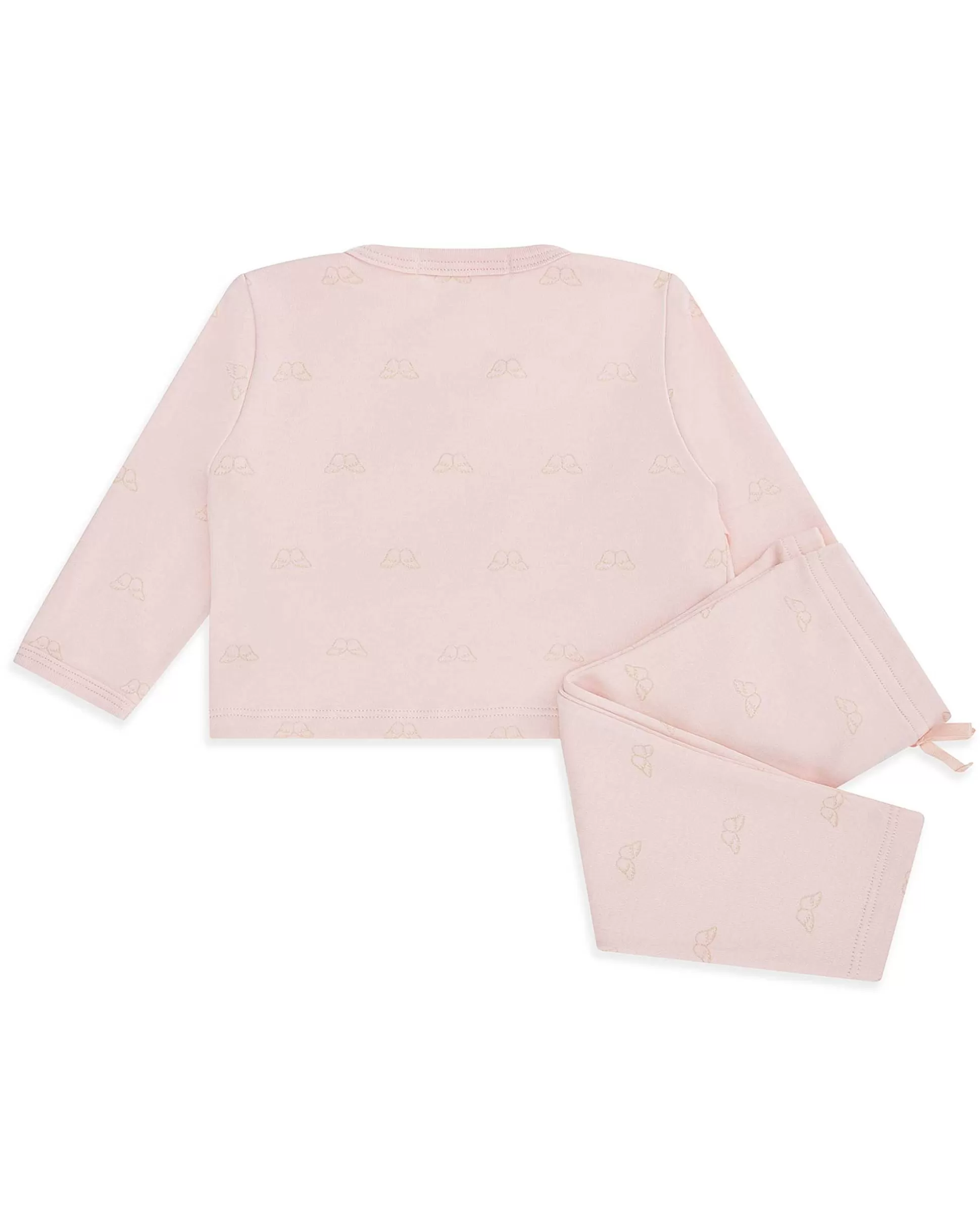 Outlet Angel Wing Print Wrap Set - Pink Baby The Iconic Angel Wing