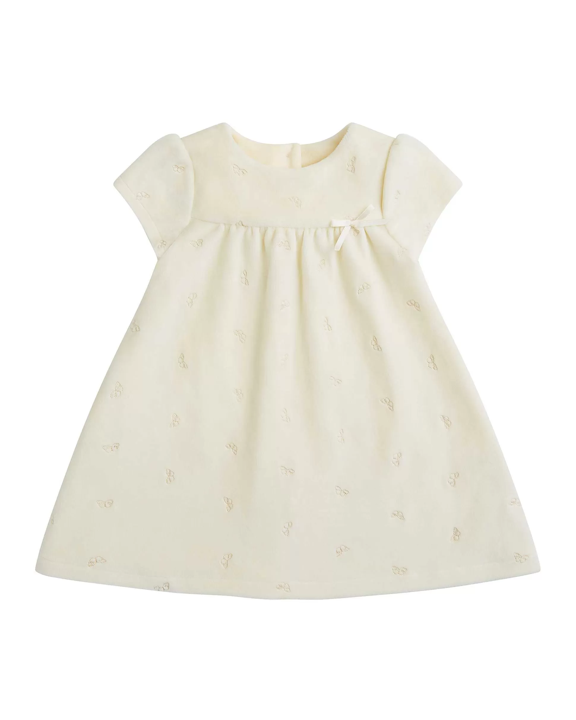 Hot Angel Wing Velour Dress - Baby Cream Baby The Iconic Angel Wing