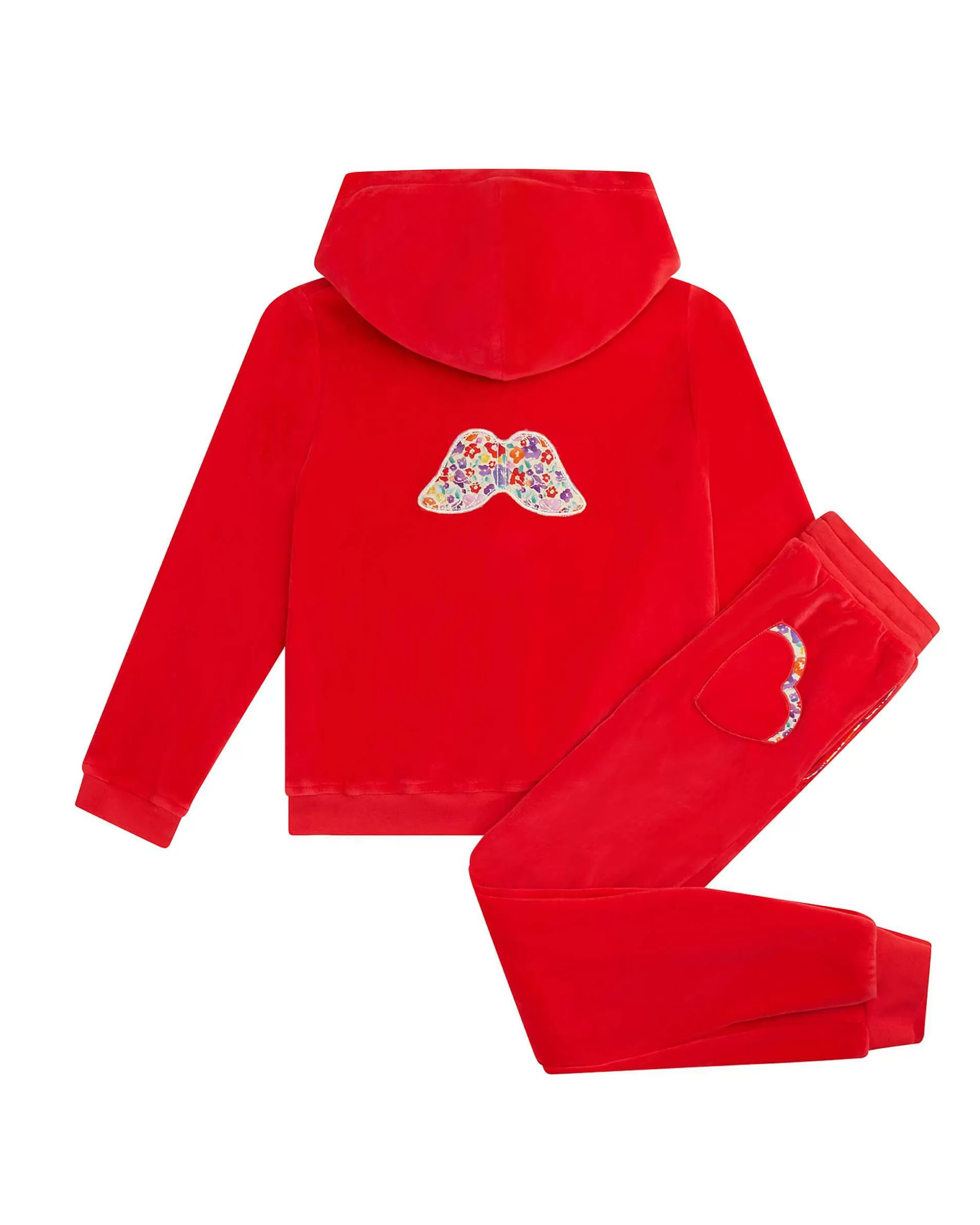 Best Sale Angel Wing Velour Loungewear Set Child Berry Child The Iconic Angel Wing