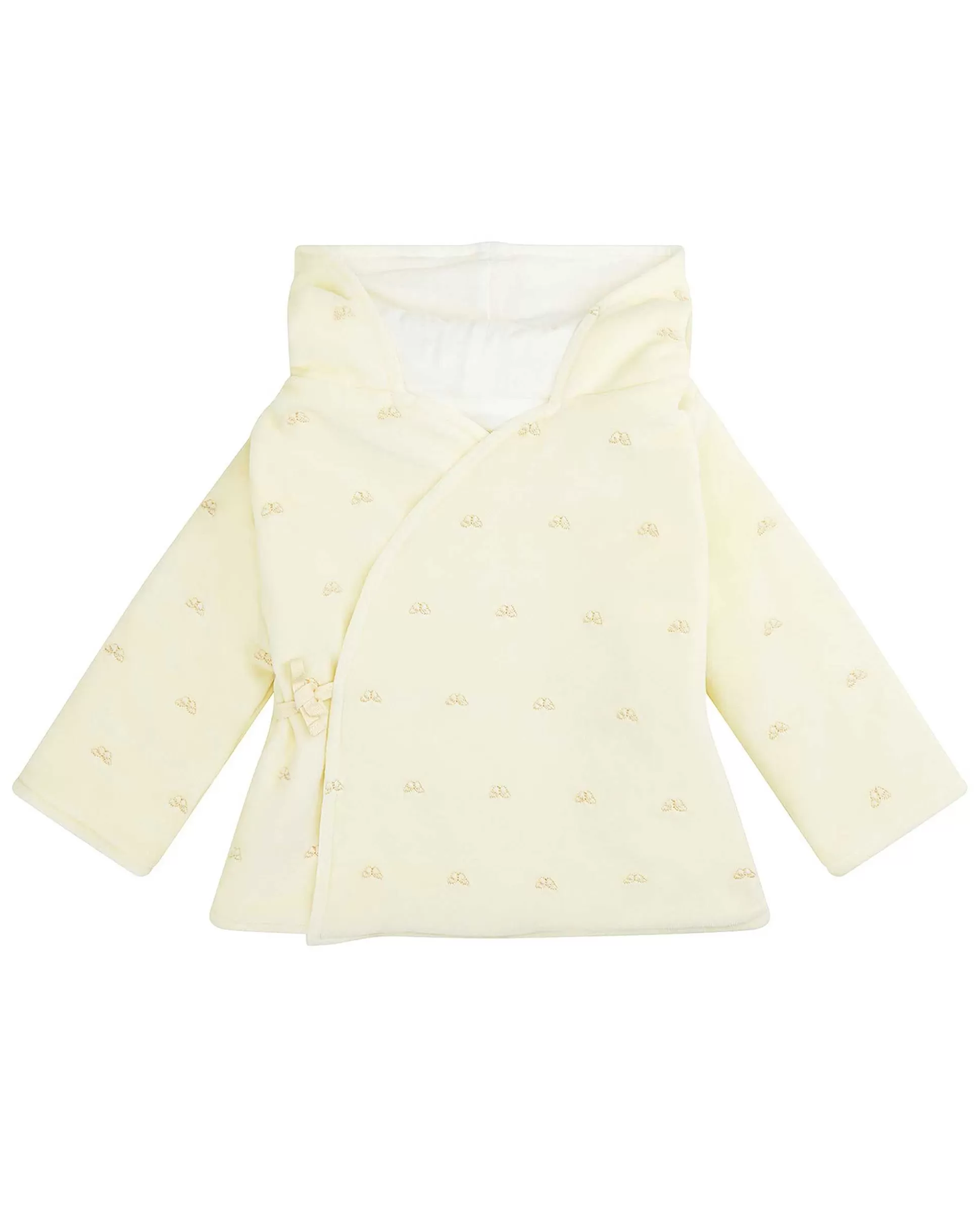 Fashion Angel Wing Velour Pram Jacket - Cream Baby The Iconic Angel Wing