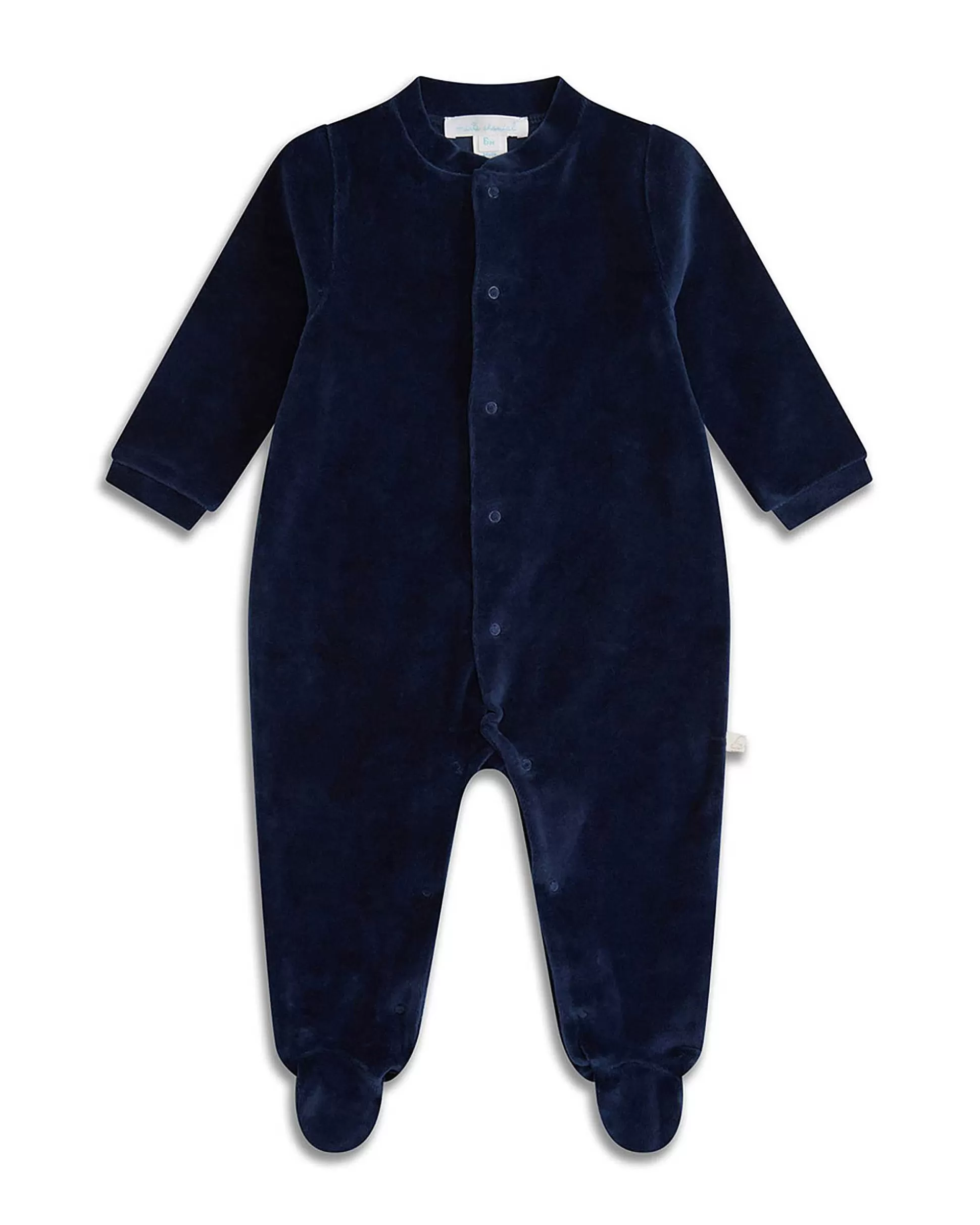 Best Sale Angel Wing Velour Sleepsuit - Navy & Silver Baby The Iconic Angel Wing