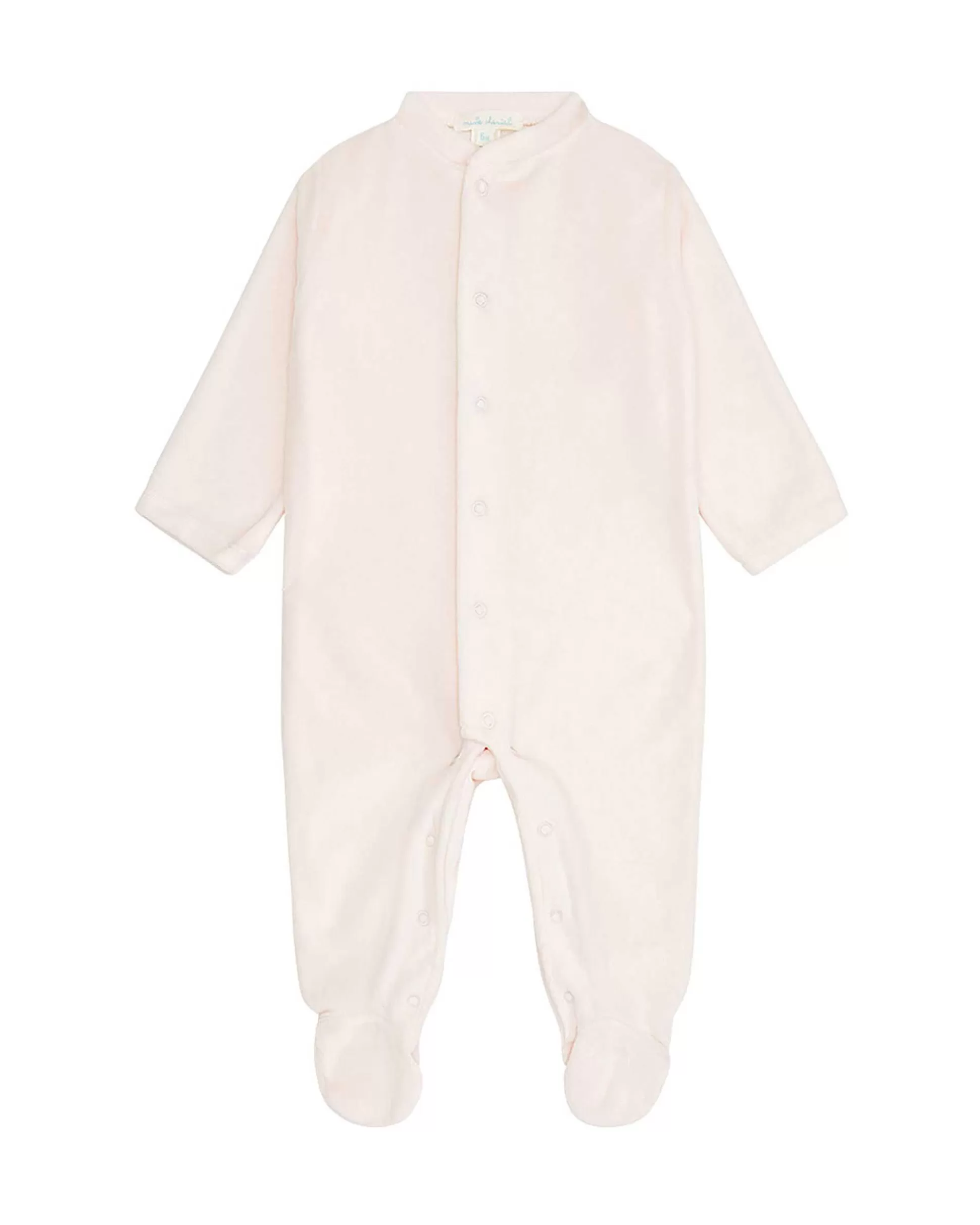 Clearance Angel Wing Velour Sleepsuit - Pink Baby The Iconic Angel Wing