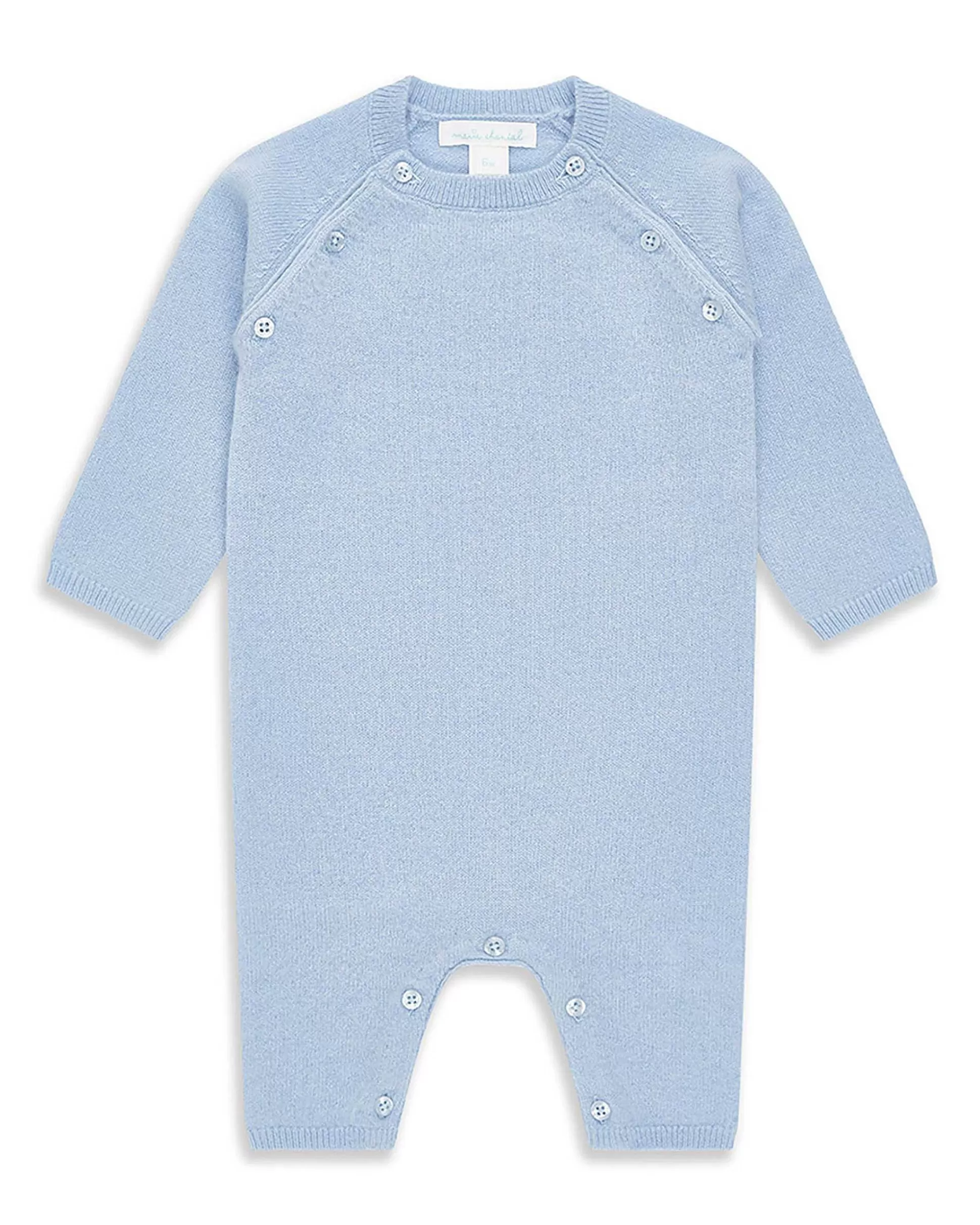 Best Sale Ariel Angel Wing Cashmere Romper - Blue Baby Baby Boy