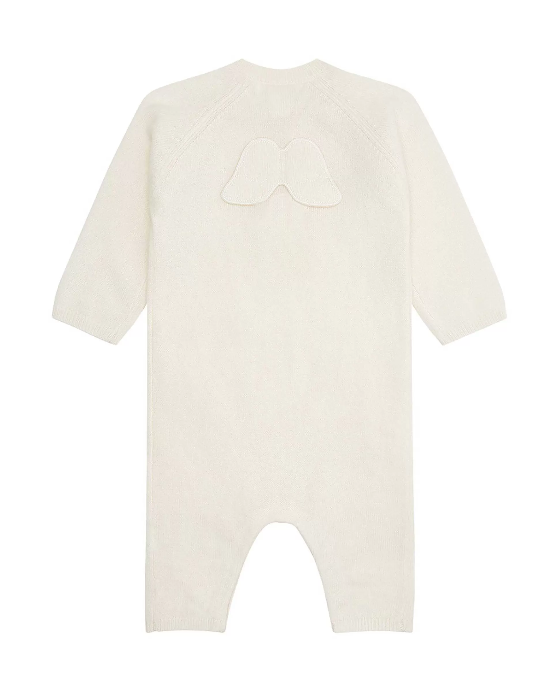 Shop Ariel Angel Wing Cashmere Romper - Ivory Baby Baby Girl