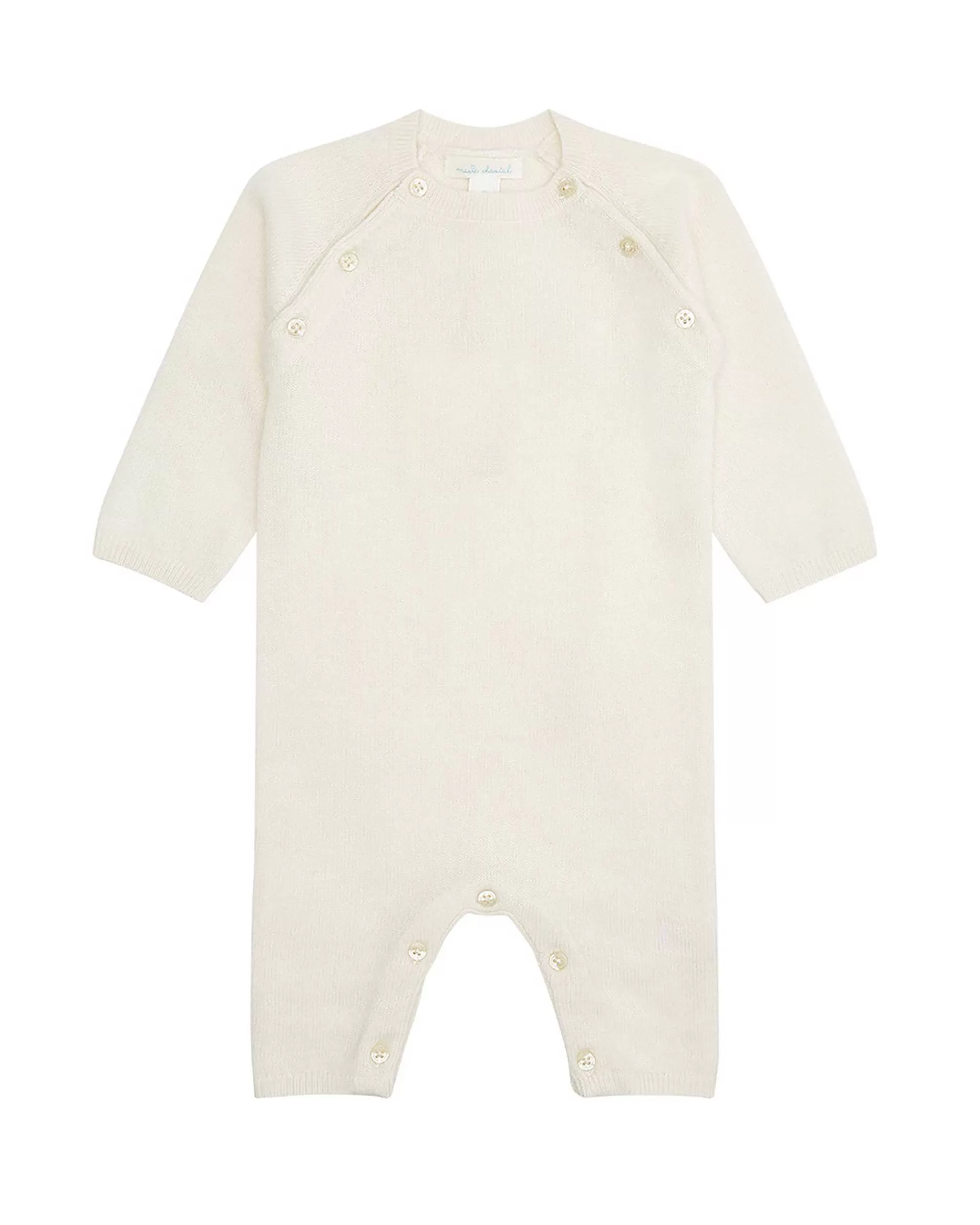 Shop Ariel Angel Wing Cashmere Romper - Ivory Baby Baby Girl