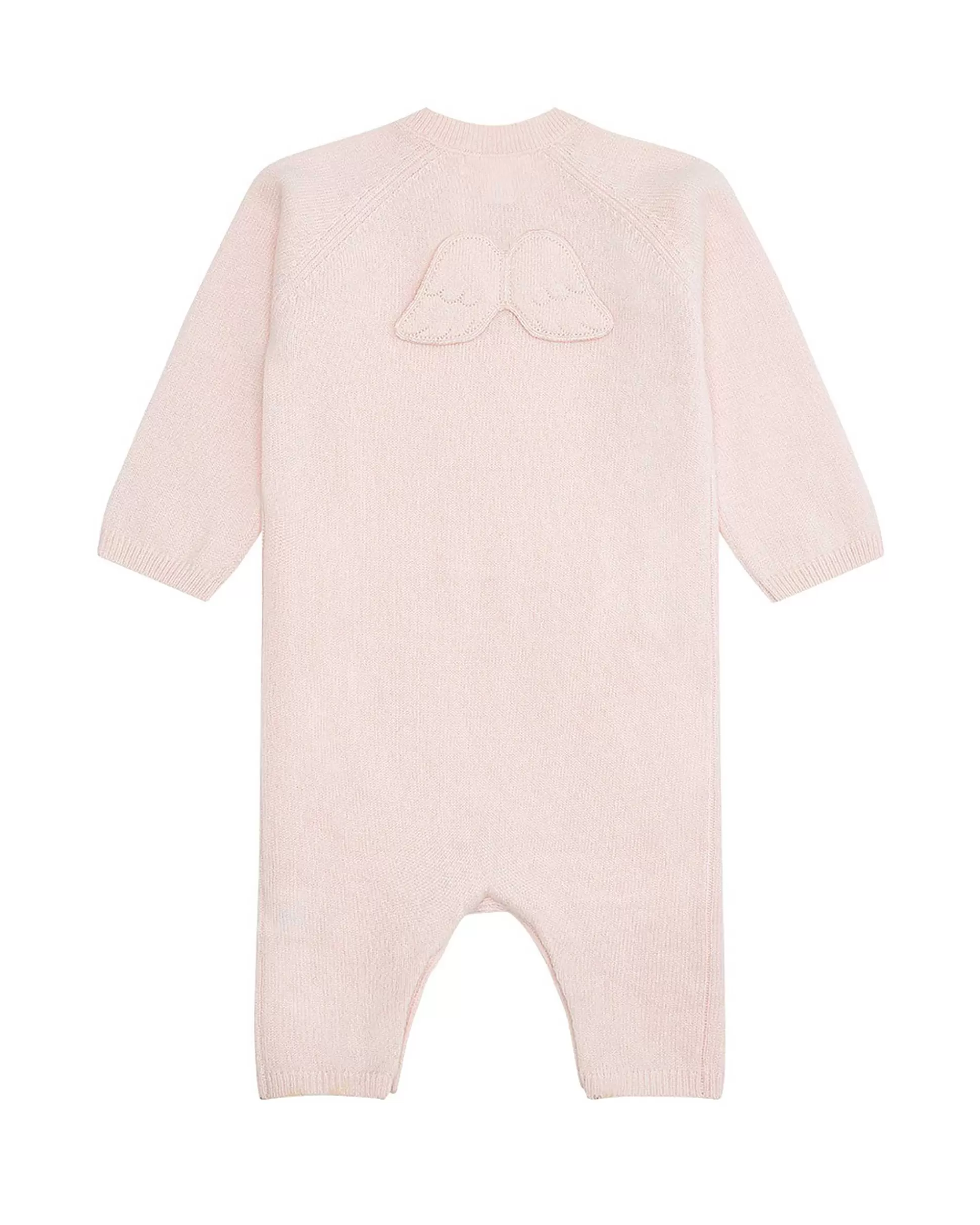 Clearance Ariel Angel Wing Cashmere Romper - Pink Baby Baby Girl