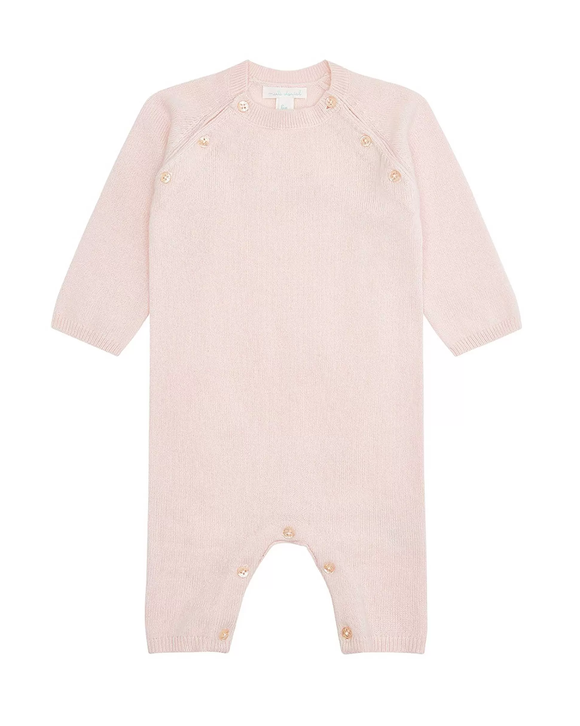 Clearance Ariel Angel Wing Cashmere Romper - Pink Baby Baby Girl