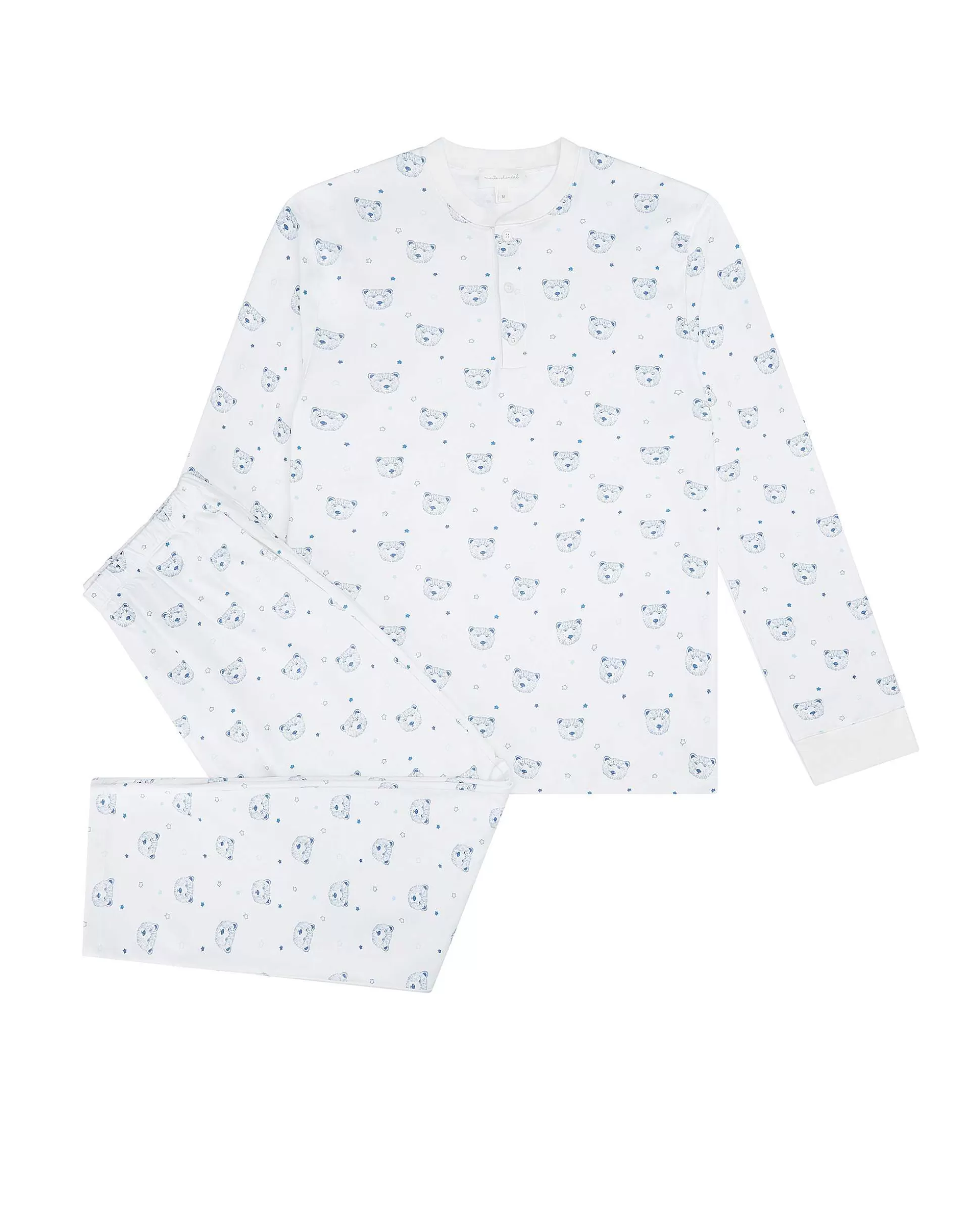 Flash Sale Bear Print Fitted Pyjamas - Adult Adult Sleepwear