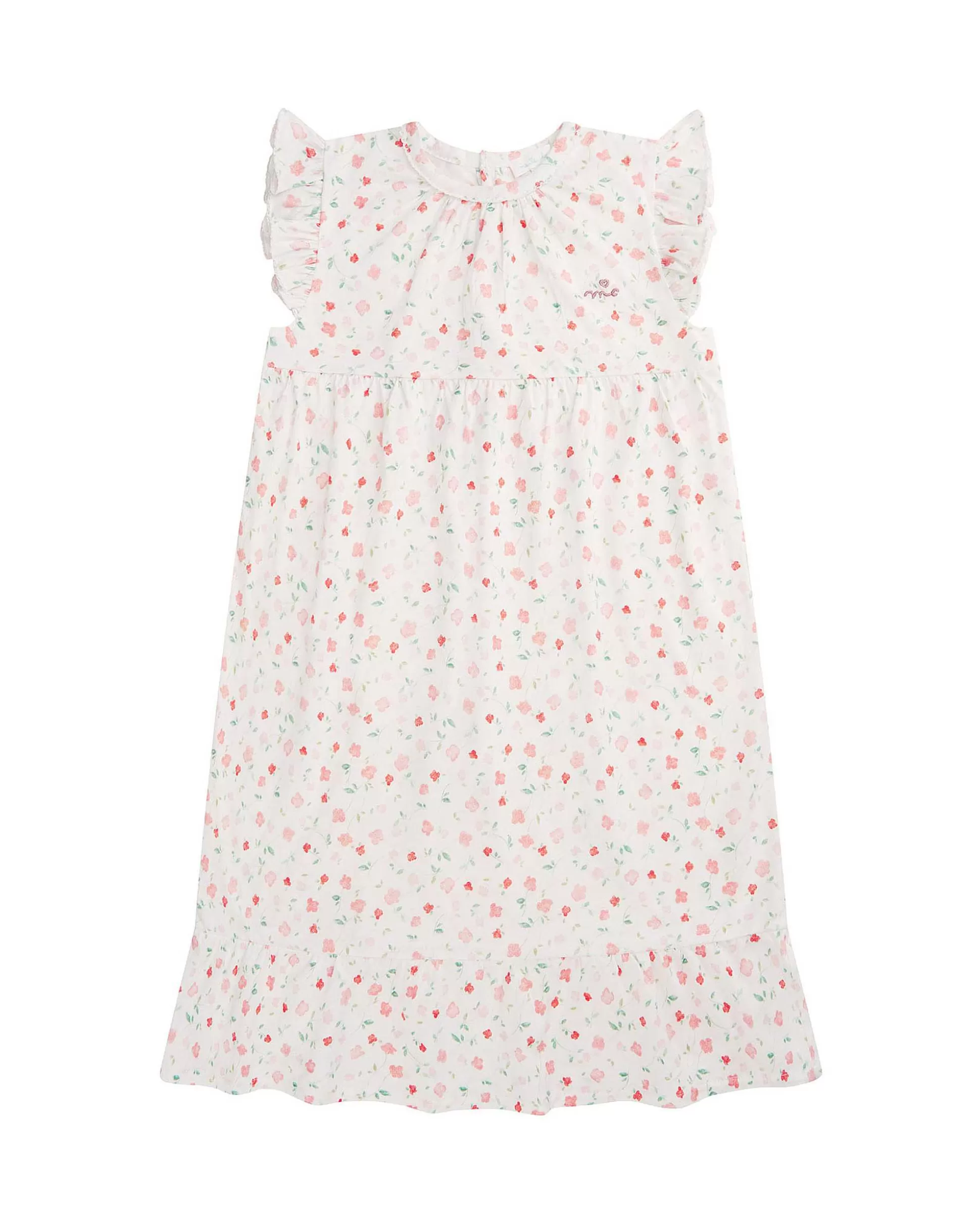 New Bloom Wind Ditsy Nightgown - Child Pink Child Sleepwear