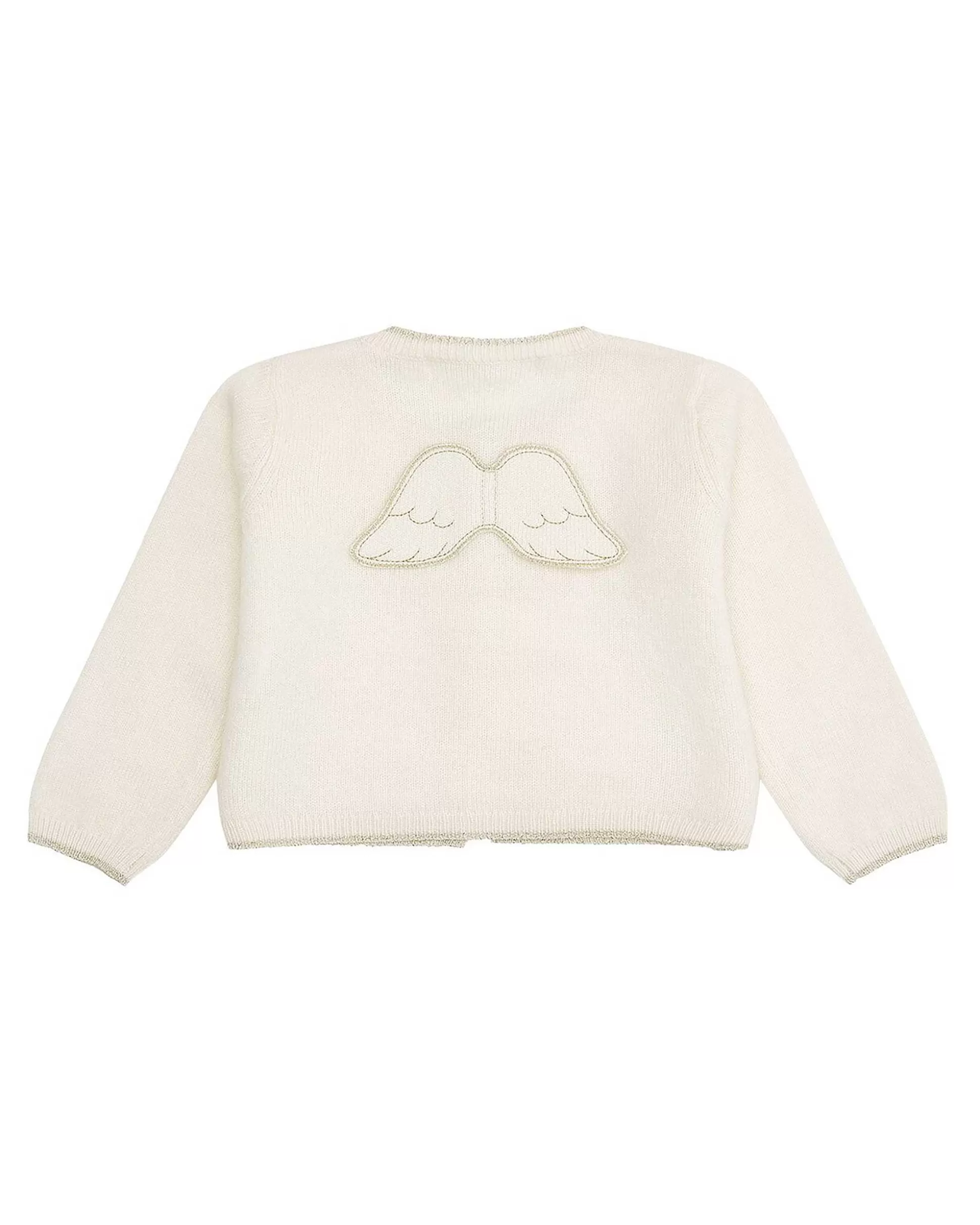 Online Briony Angel Wing Cashmere Cardigan - Ivory Baby The Iconic Angel Wing