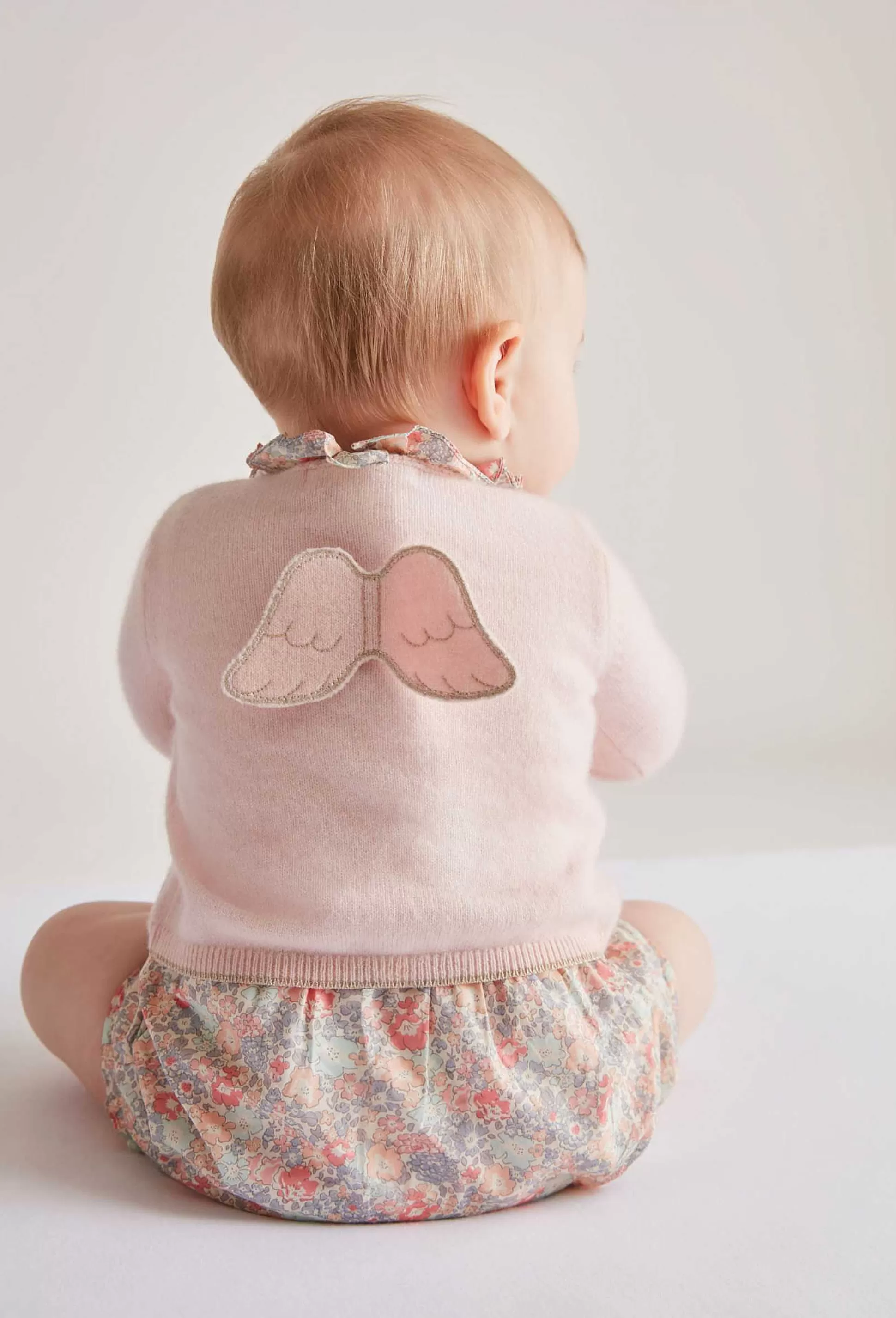 Flash Sale Cassiel Angel Wing Cashmere Cardigan - Pink Baby The Iconic Angel Wing