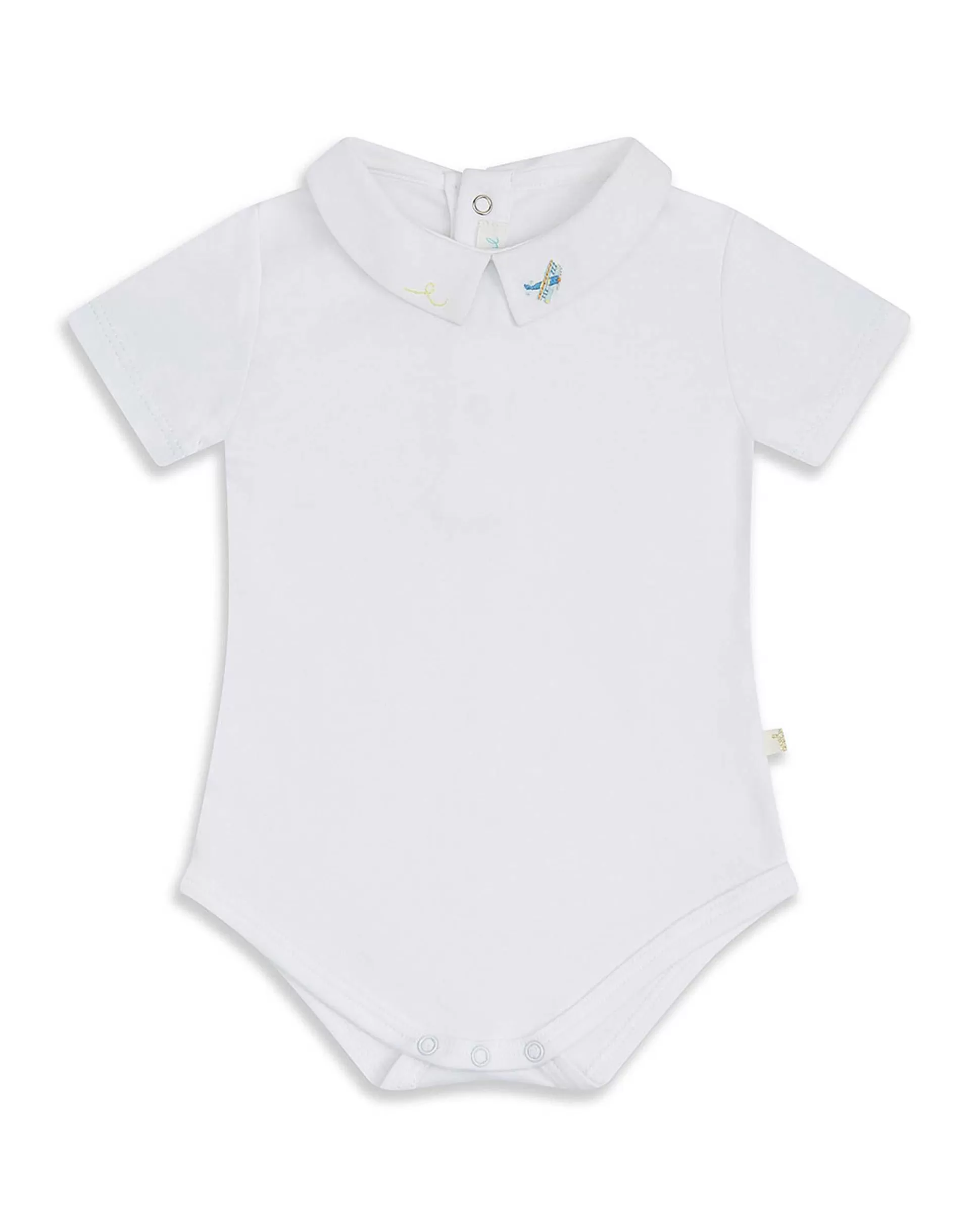 Online Embroidered Collar Onesie - Airplane Baby Baby Boy