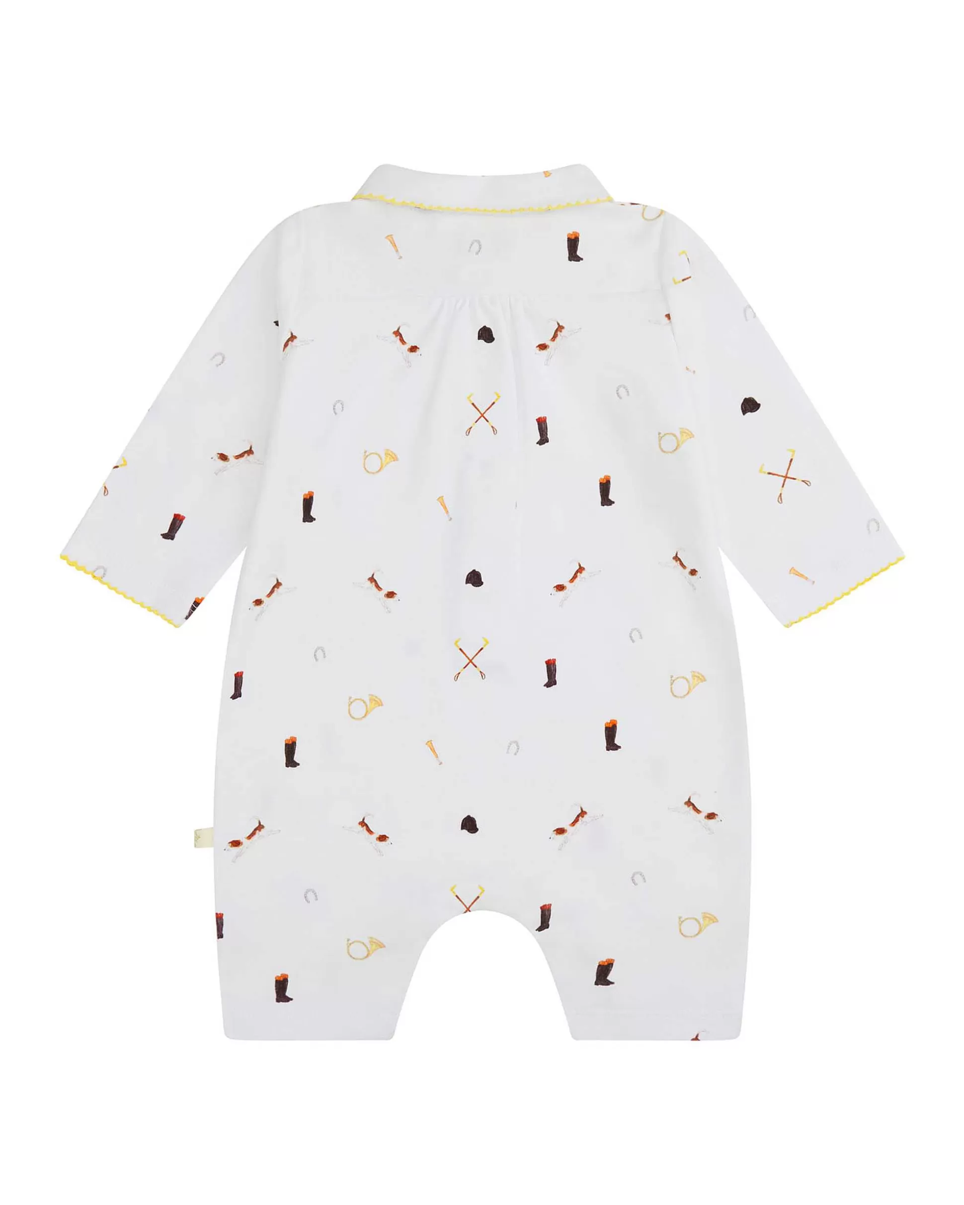 Best Equestrian Organic Cotton Romper Baby Baby Boy