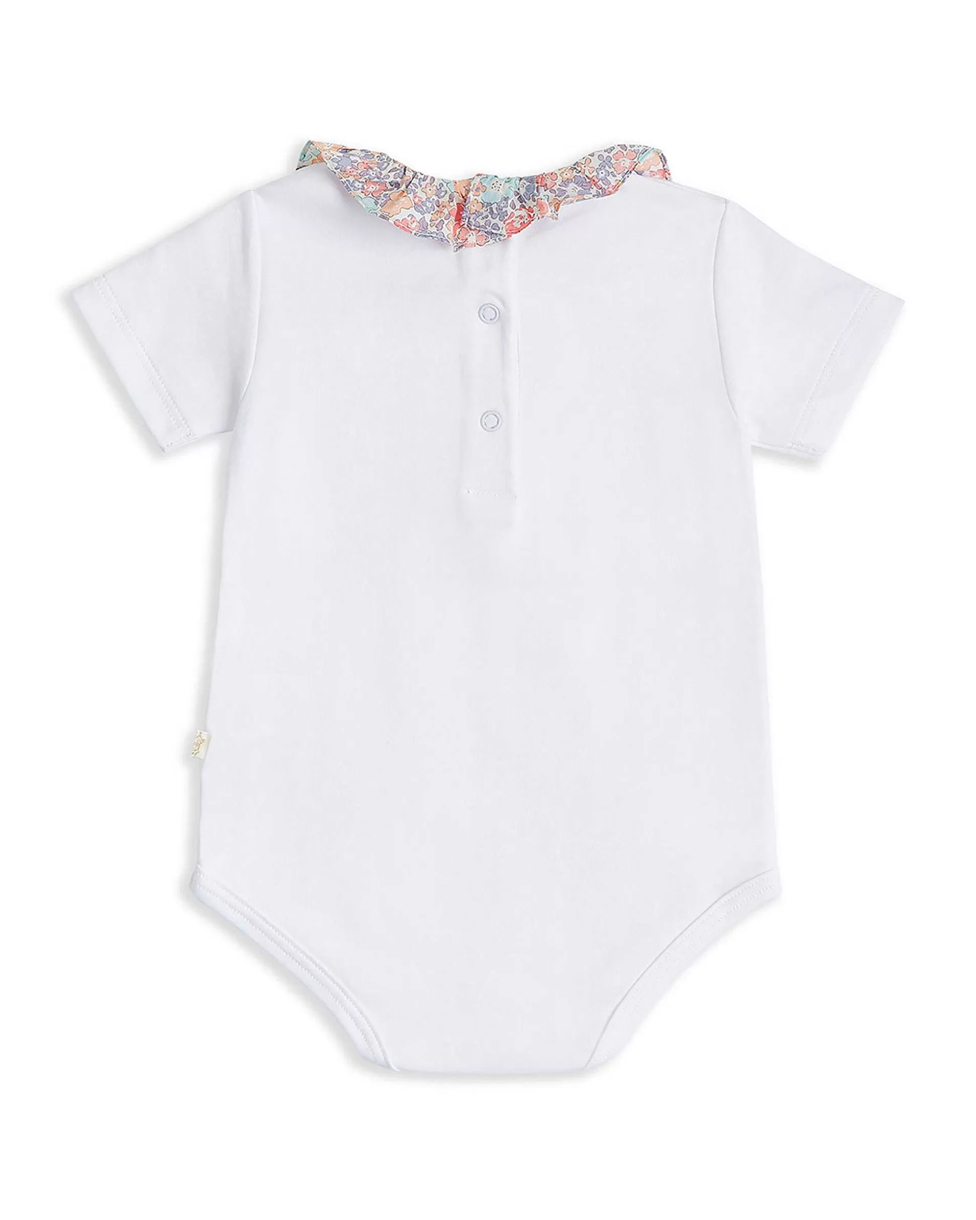 Clearance Floral Ruffle Collar Onesie Baby Baby Girl