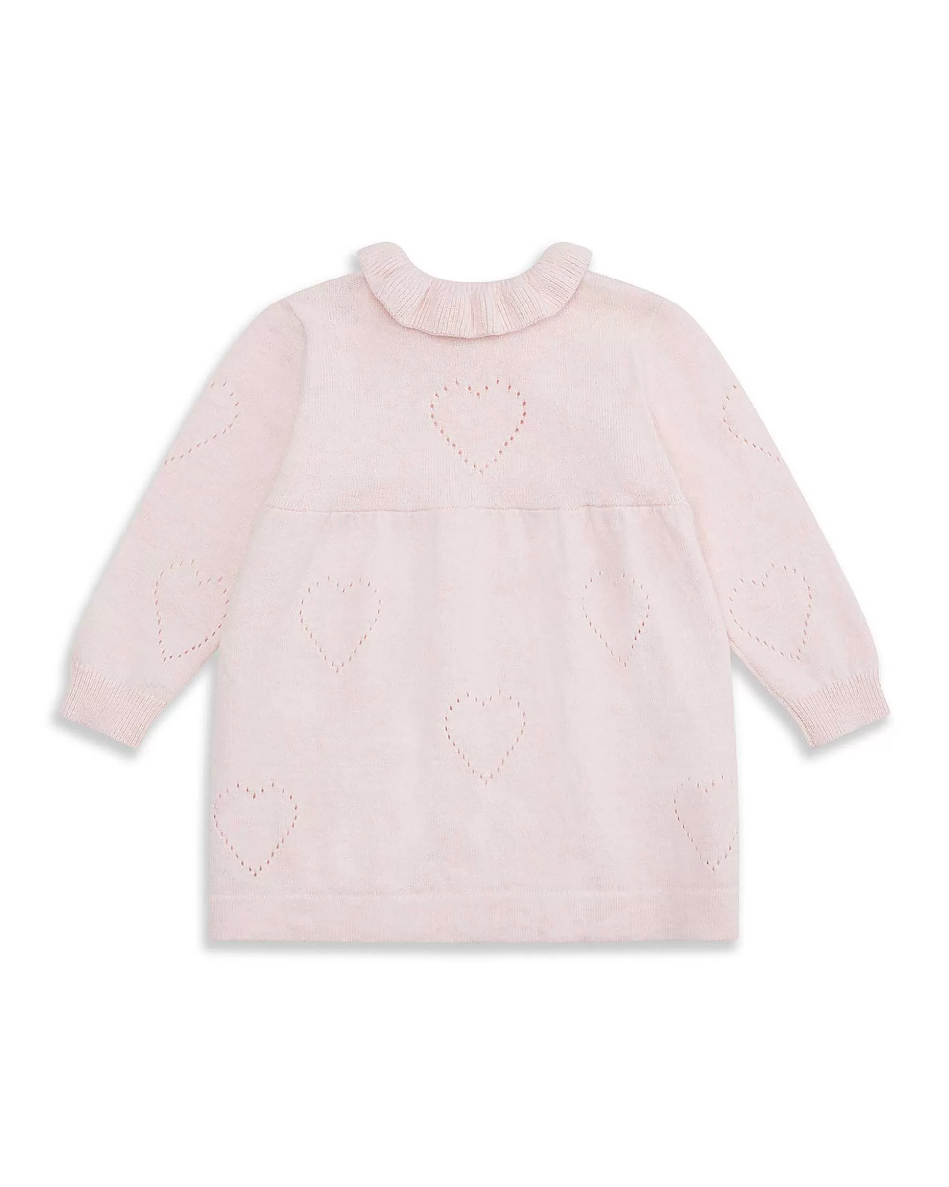 Best Knitted Heart Dress - Pink Baby Baby Girl