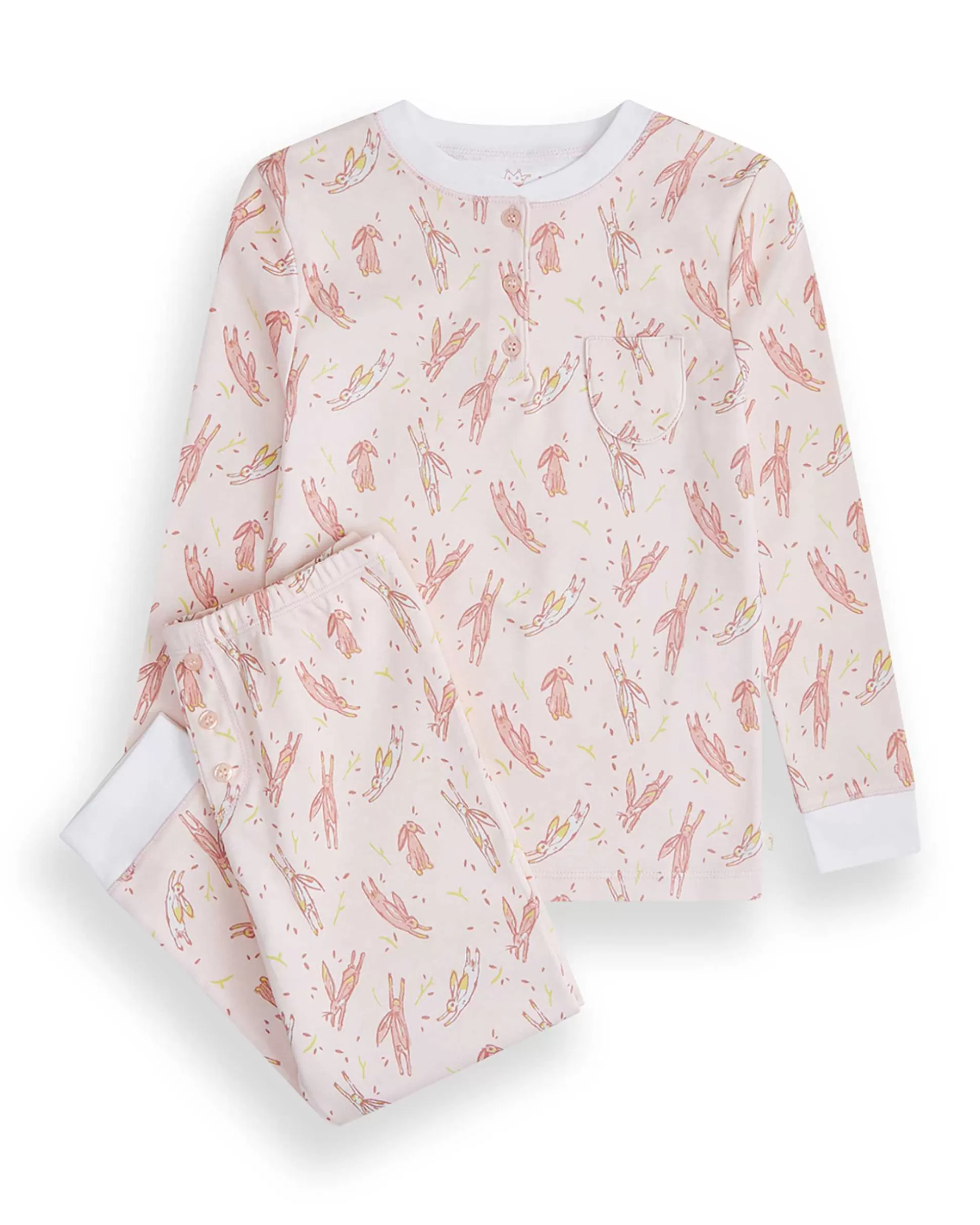 New Little Bunny Pyjamas - Pink Child Sleepwear