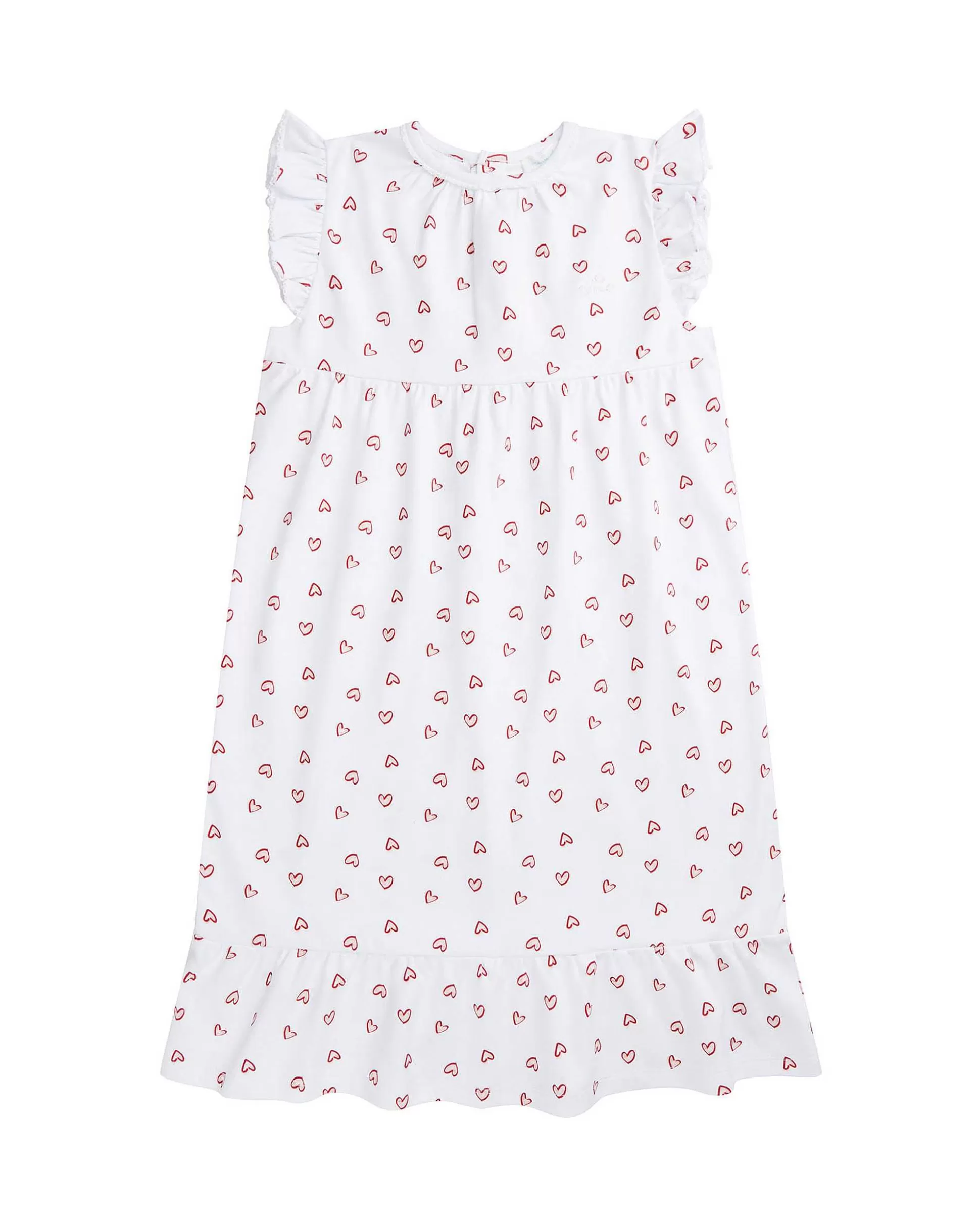 Shop Love Heart Nightgown - Child White Child Sleepwear