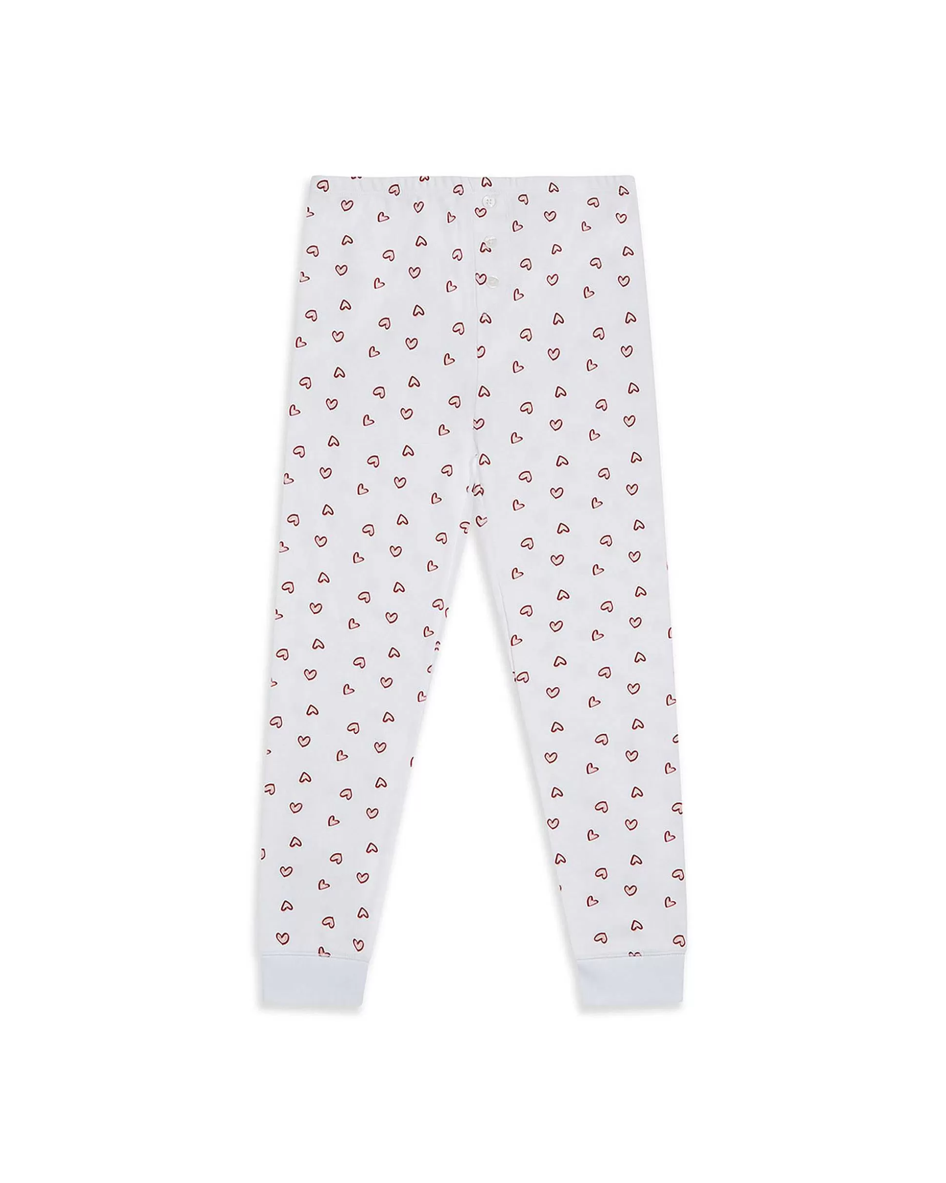 Clearance Love Heart Pyjama & Sleep Mask Set - Child White Child Sleepwear