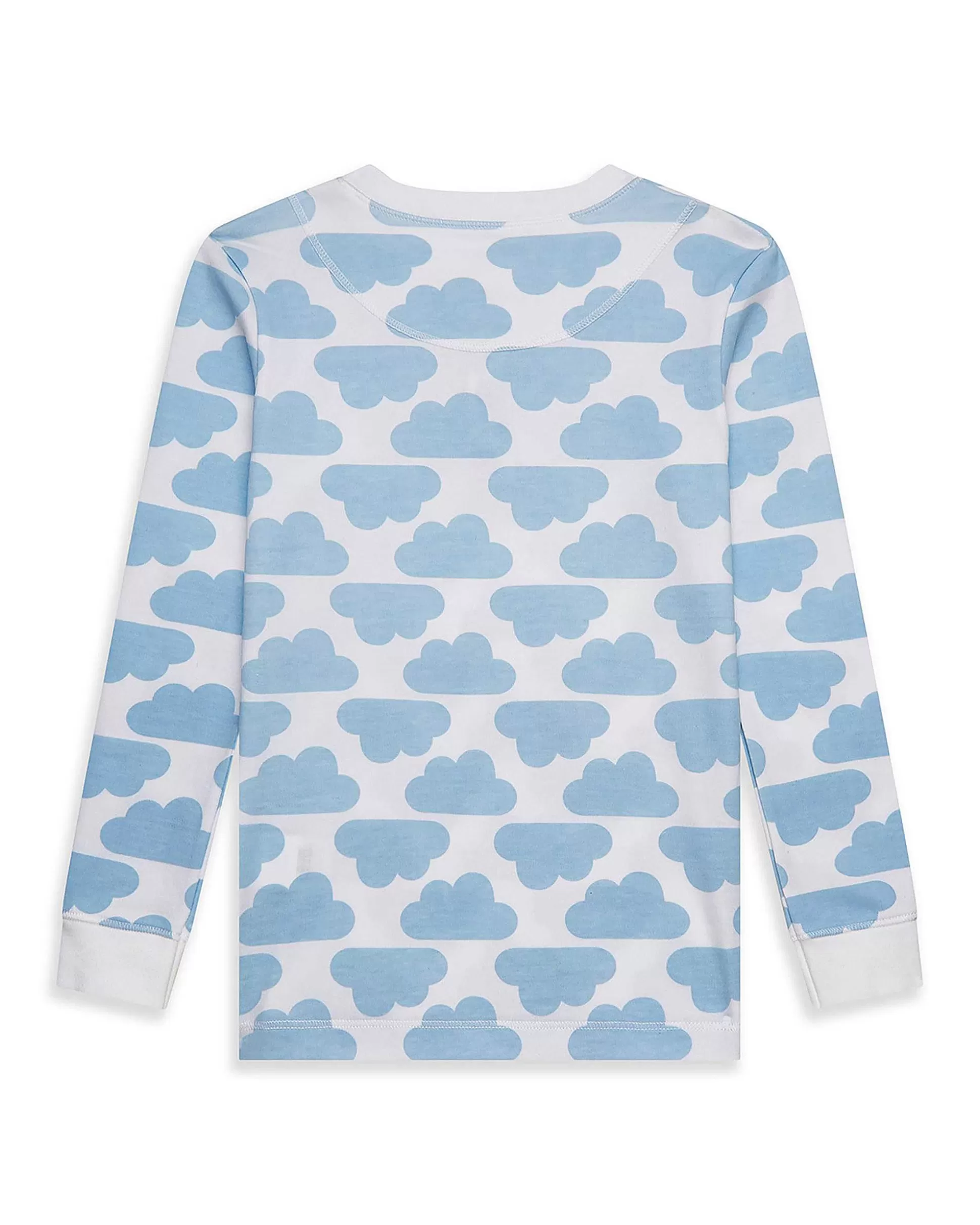 Best Star & Crown And Cloud Pyjamas - Blue Child Sleepwear