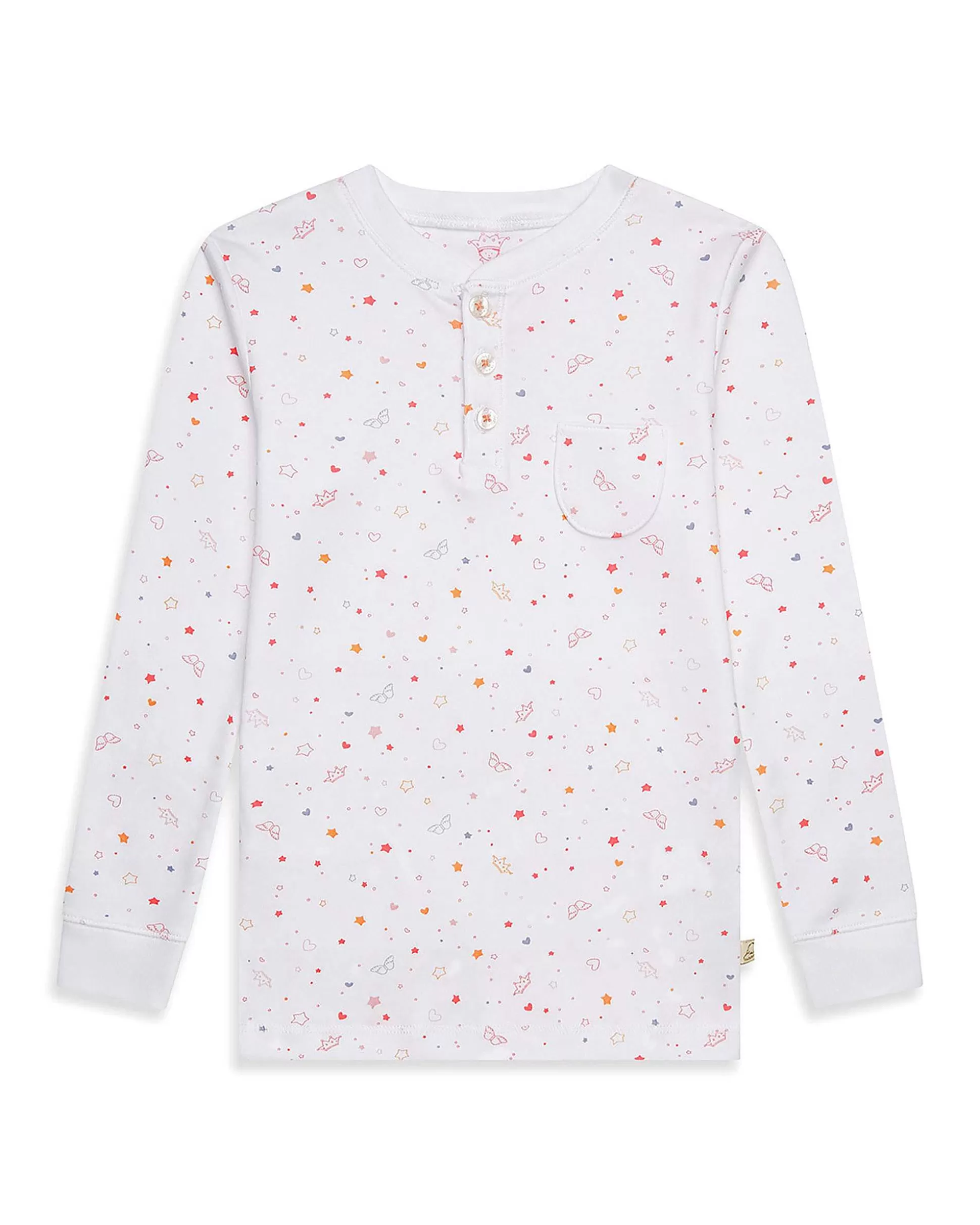 Best Star & Crown And Cloud Pyjamas - Pink Child Sleepwear